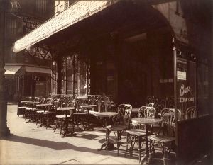  "Café, Avenue de la Grande-Armée, 1924–25" by Eugène Atget - Metropolitan Museum of Art, online database: entry 190036464. Licensed under Public Domain via Wikimedia Commons - http://commons.wikimedia.org/wiki/File:Caf%C3%A9,_Avenue_de_la_Grande-Arm%C3%A9e,_1924%E2%80%9325.jpg#mediaviewer/File:Caf%C3%A9,_Avenue_de_la_Grande-Arm%C3%A9e,_1924%E2%80%9325.jpg